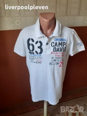 👉Camp David Original М ефектна, снимка 4 - Тениски - 56157853