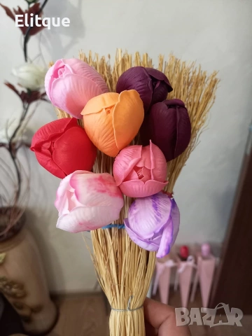 ръчно изработени рози , снимка 5 - Други - 53193985