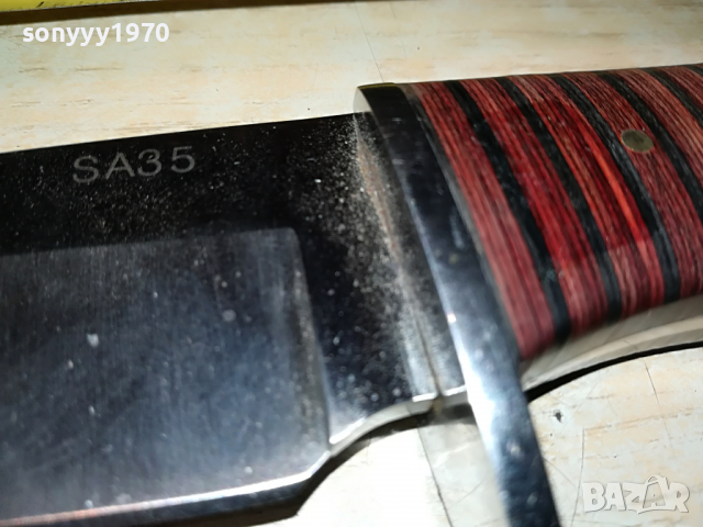 НОЖ МАСИВЕН ОСТЪР ЯК 2103221152, снимка 10 - Колекции - 36179056