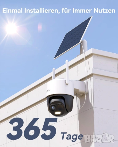 Imou 2K Соларна камера за видеонаблюдение AI разпознаване , снимка 13 - IP камери - 53542164