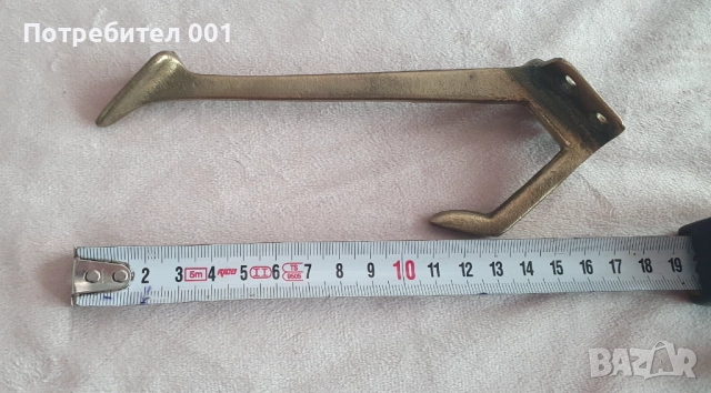 4 бр стари закачалки от бронз, снимка 5 - Антикварни и старинни предмети - 52957365