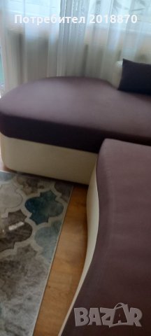 Ъглов диван с лежанка запазен, снимка 6 - Дивани и мека мебел - 41097594