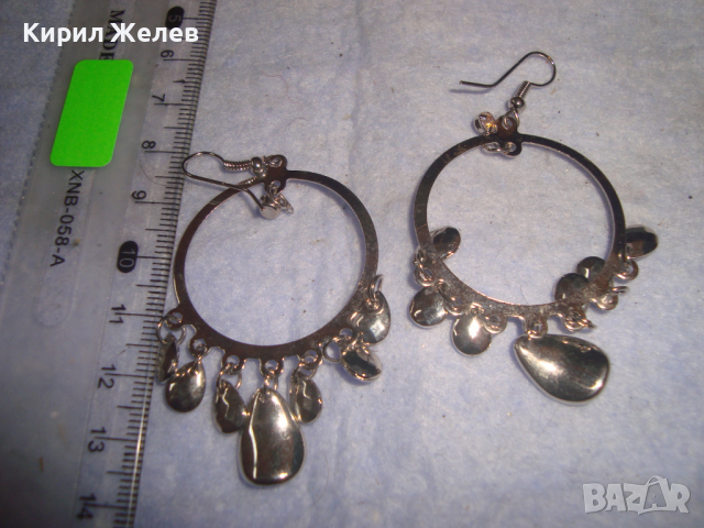 СРЕБРИСТИ ВИНТИДЖ АРТ ФЕШЪН НЕЖНИ СТИЛНИ ОБЕЦИ 13899, снимка 3 - Обеци - 36512066