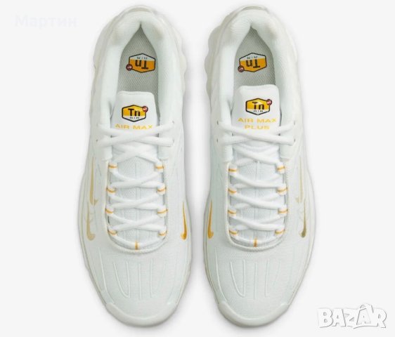 Дамски маратонки Nike Air Max Plus 3 White-Light Bone - номер 40.5, снимка 4 - Маратонки - 42274915