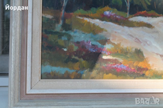 Стара Шведска картина автор Осуалд Шалин , снимка 2 - Колекции - 41447780