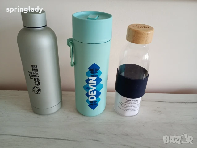 Бутилка за вода титан/ Термо бутилка/ Термос