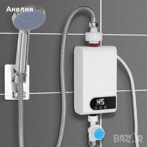 Проточен бойлер 3500W с дигитален дисплей – Моментална топла вода без чакане, снимка 8 - Бойлери - 52653774