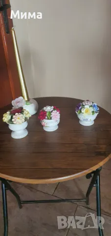 Порцеланови декорации с цветя, снимка 10 - Декорация за дома - 47633108