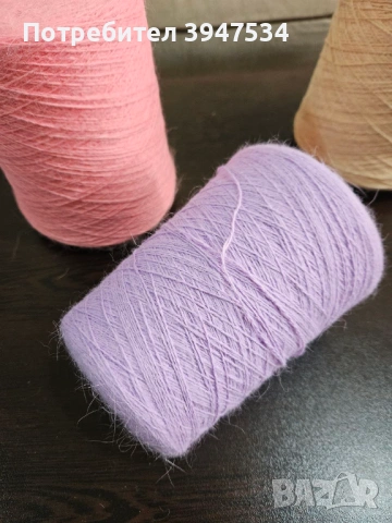 Прежда от ангорски заек, снимка 6 - Други - 53593322