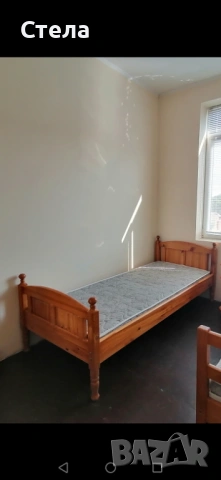 Единични дървени легла с нощни шкафчета, снимка 11 - Шкафове - 53178509
