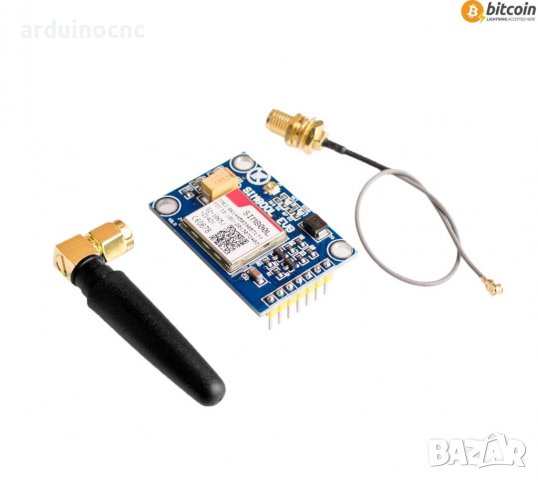SIM800L GPRS GSM модул с MicroSIM карта Quad-band TTL сериен порт Arduino Ардуино, снимка 2 - Друга електроника - 38948334