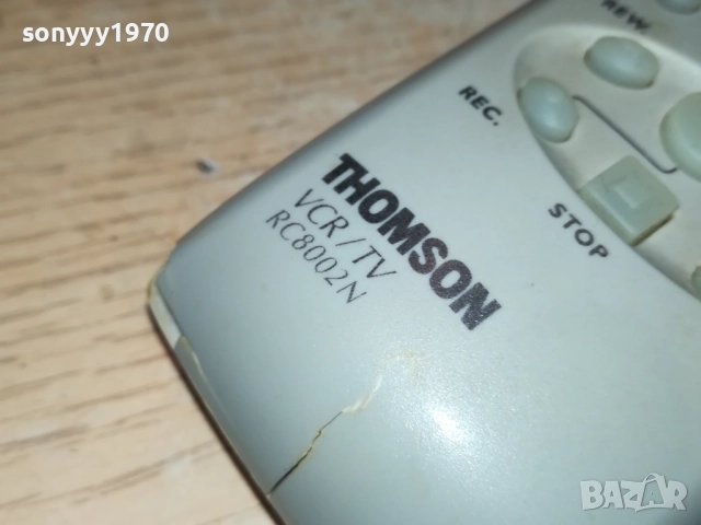 THOMSON RC8002N VCR/TV REMOTE-ВНОС SWISS 2711251652, снимка 12 - Дистанционни - 52564013