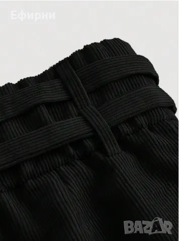 Черен панталон,Черен панталон с висока талия, Модерен черен панталон, снимка 3 - Панталони - 48940823