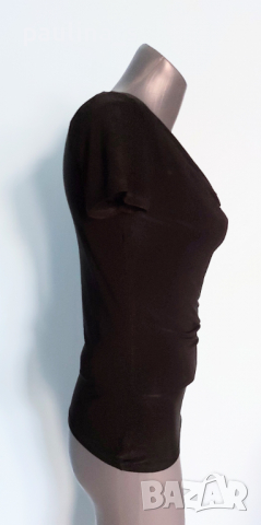 Еластична блузка с набрано деколте - turtule neck / унисайз , снимка 5 - Корсети, бюстиета, топове - 14728454