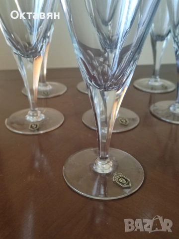 Кристални чаши за вино, снимка 3 - Чаши - 53843594