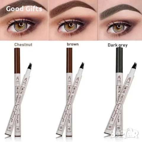 3D Молив за вежди с микроблейдинг tattoo ефект, снимка 7 - Други - 47510618