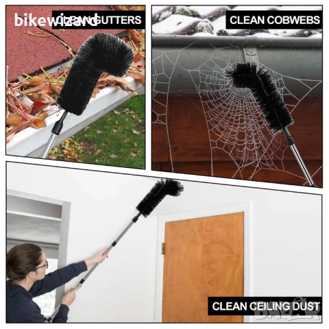 Четка за почистване на улуци 390 см, телескопична, 9 части НОВА, снимка 4 - Други инструменти - 53158063