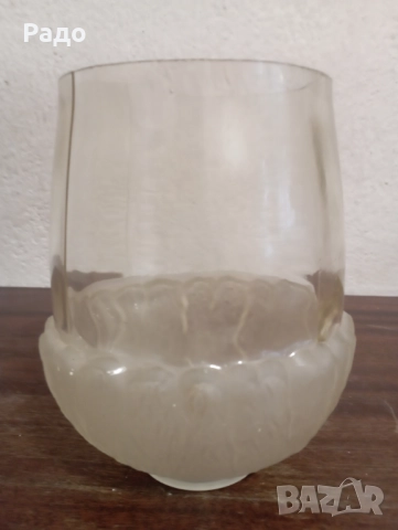 Стъклен абажур. Стъкло за лампа. Чашка за полилей, снимка 2 - Други - 52883269