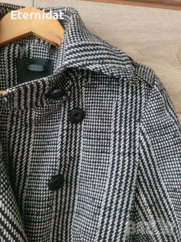 Палто с коланче AMISU вълна , снимка 6 - Палта, манта - 51943388