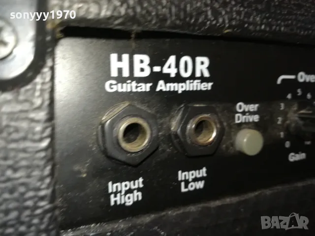 HARLEY BENTON HB-40R КИТАРЕН УСИЛВАТЕЛ-КУБЕ ВНОС GERMANY 2112241248LNWC, снимка 6 - Ресийвъри, усилватели, смесителни пултове - 48423962