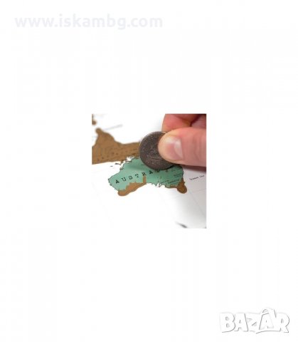 СКРЕЧ КАРТА НА СВЕТА ЗА ИЗТРИВАНЕ - код 1078, снимка 10 - Картини - 34061372