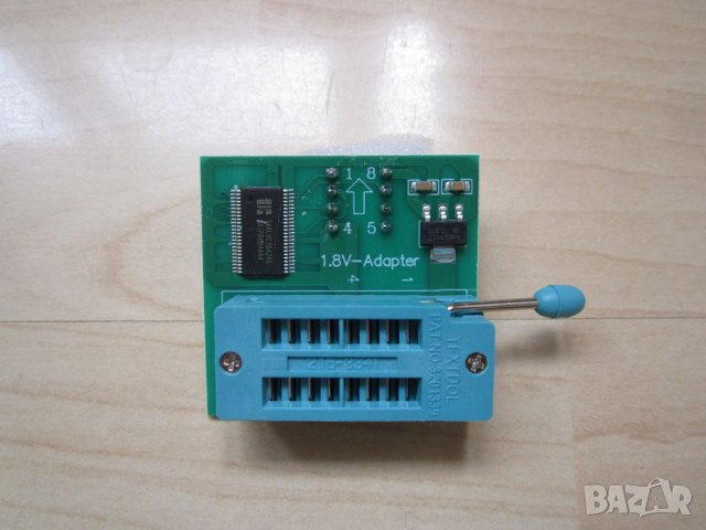 Адаптер 1.8V за програматор на SPI Flash