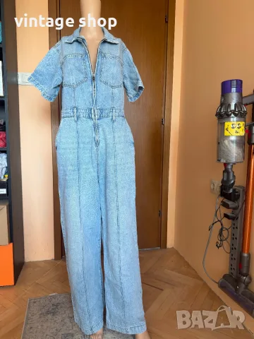 Дънков гащеризон Zara, размер  L, снимка 5 - Гащеризони - 55845991