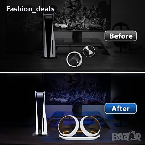 Нова Док Станция за зареждане за PSVR 2 контролери/Type-C, снимка 7 - Аксесоари - 41652389