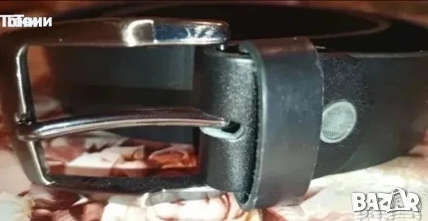 Нов Мъжки Стилен Колан Изцяло от Естествена Кожа 130см. 