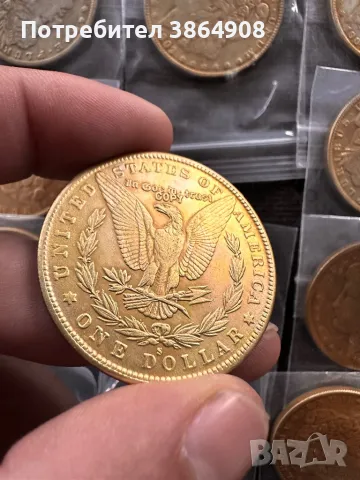 Реплики на Морган Долар (Нови) 28 броя, снимка 3 - Нумизматика и бонистика - 49808696
