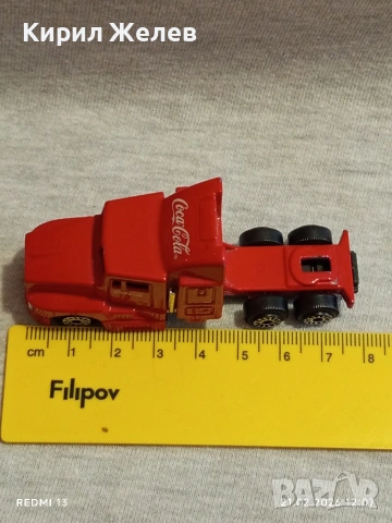 Метална количка Камион COCA COLA за КОЛЕКЦИЯ ДЕКОРАЦИЯ 28157, снимка 5 - Колекции - 53570846