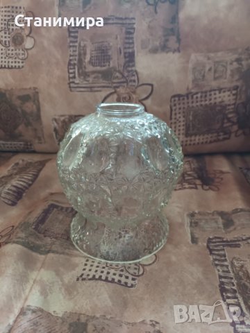 стъклена чашка за аплик, снимка 1 - Лампи за стена - 36153932