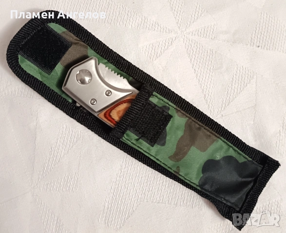 Сгъваем джобен нож,ножче с автоматично отваряне, снимка 9 - Ножове - 53820867