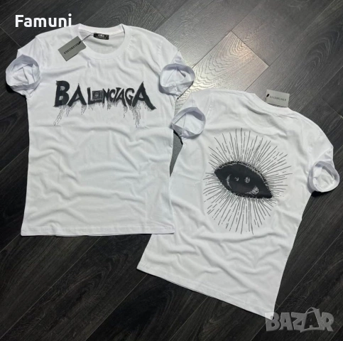 Тениска Balenciaga BB26, снимка 6 - Тениски - 53498492