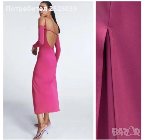 Рокля зара с етикет, снимка 2 - Рокли - 52886537