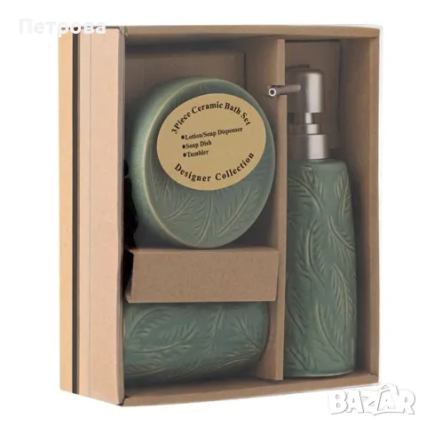 Комплект за баня-3 части/керамичен комплект за баня, снимка 5 - Други - 49029478