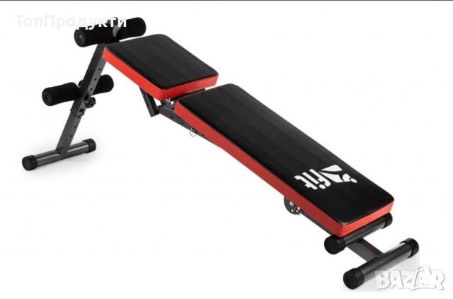 Сгъваема лежанка, до 100 kg, снимка 2 - Фитнес уреди - 52931812