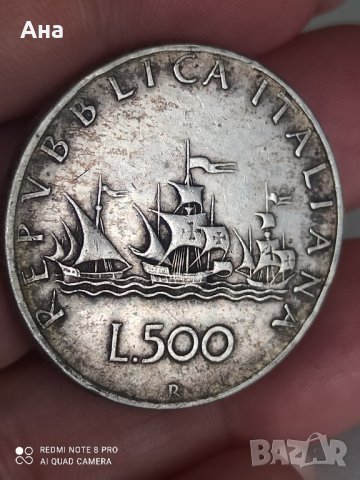 500 лири1959 г

сребро , снимка 5 - Нумизматика и бонистика - 41735100