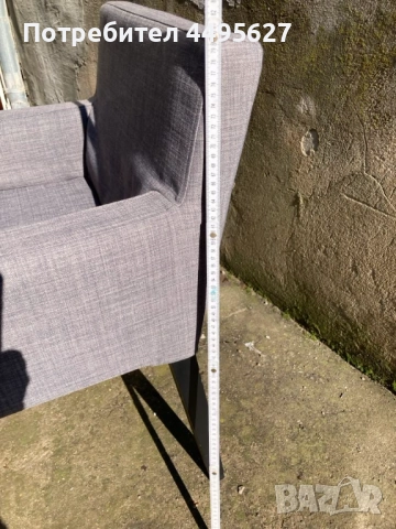 Текстилно кресло, снимка 3 - Столове - 51538200