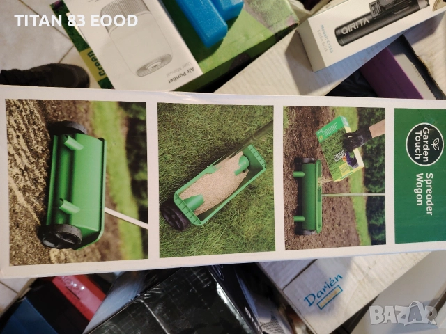 ръчен разпръсквач за тор/семена Garden Touch. , снимка 4 - Градинска техника - 52856778