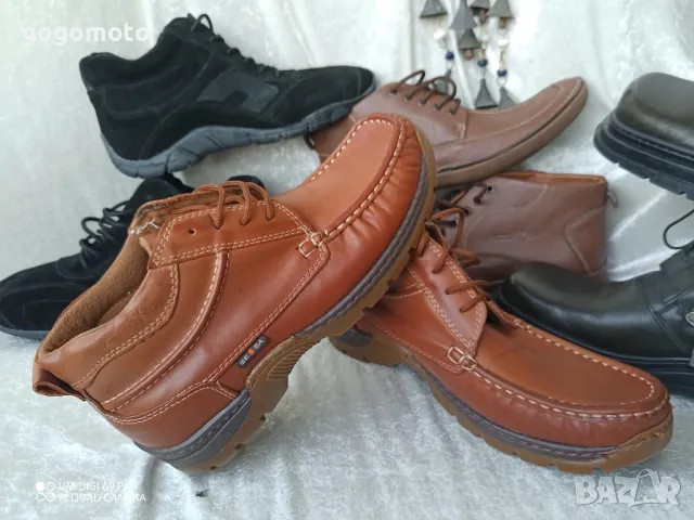 Боти, мъжки боти НОВИ, 💯% ВИСОКОКАЧЕСТВЕНА ЕСТЕСТВЕНА КОЖА , снимка 16 - Мъжки боти - 47426013