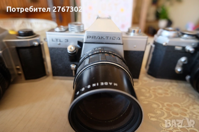 7 филмови апарата & 7 обектива. M42 Mount, снимка 5 - Фотоапарати - 53799465