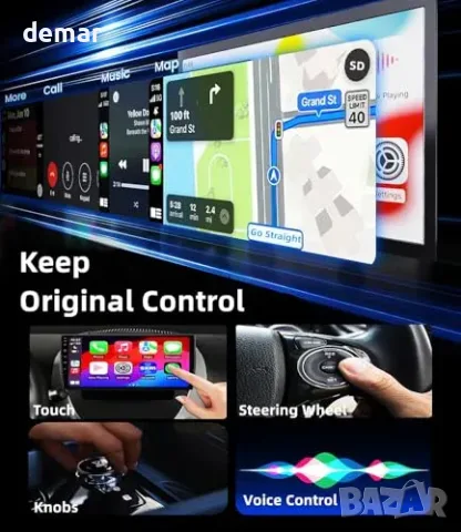 Безжичен адаптер CarPlay (Wireless Dongle) Plug & Play, снимка 4 - Аксесоари и консумативи - 55850040
