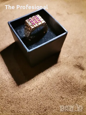 Мъжки златен пръстен, снимка 5 - Пръстени - 49548734