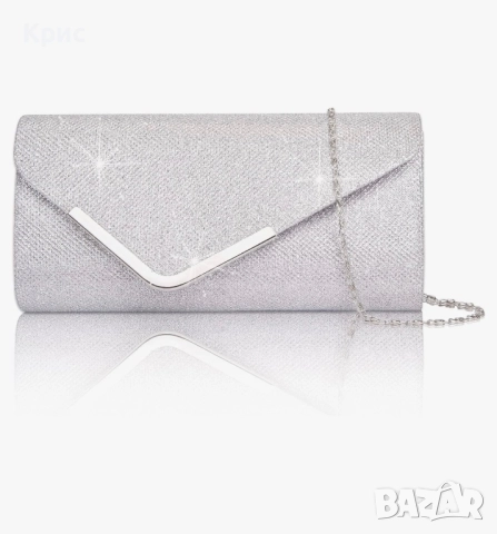 Стилни, елегантни вечерни дамски чанти клъч по 20 лв, снимка 12 - Чанти - 52836841