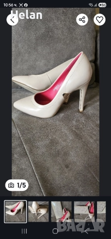 Официални дамски обувки с плик, снимка 3 - Маратонки - 52272338