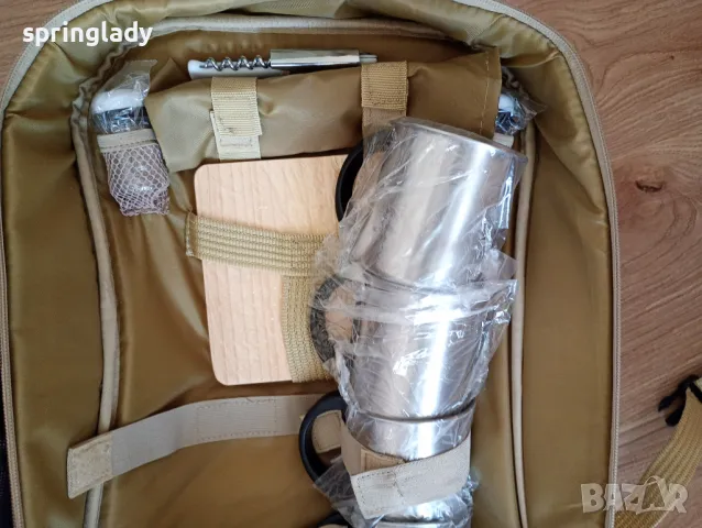 Раница за пикник за четири човека, снимка 2 - Къмпинг мебели - 47394554