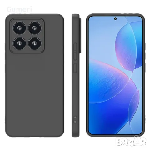 Xiaomi 14T  Силиконов Гръб - Черен Мат