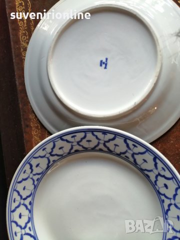 Двойка декоративни чинии холандски порцелан , снимка 2 - Декорация за дома - 38601744