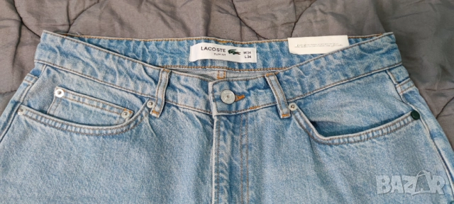 Lacoste Дънкови къси гащи РАЗПРОДАЖБА, снимка 4 - Къси панталони - 52297633